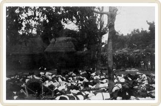 Tote nach einem Puputan