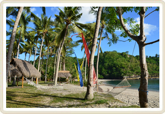 Hängematten am Strand