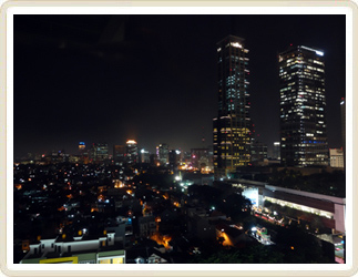 Jakarta am Abend