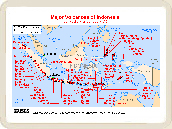 Karte der aktiven Vulkane