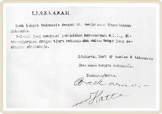 Text der Proklamation